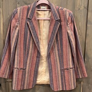 Vintage Striped Women's Blazer - Multicolor by Comet